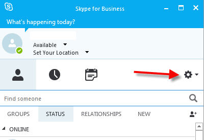 mac skype for business contacts menu grayed out